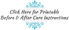 Printable Before and After Care button