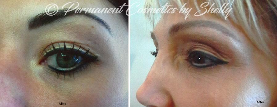 Accent Line Permanent Eyeliner Styles from Permanent Cosmetics by Shelly